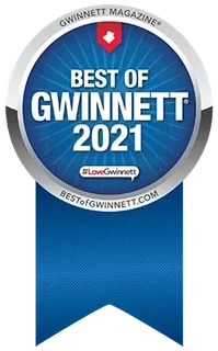 Best of Gwinnett 2021 award, iCare Orthodontics and Dentistry in Norcross, GA
