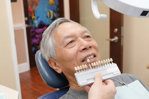 Porcelain dental veneers result at iCare Orthodontics and Dentistry in Norcross, GA