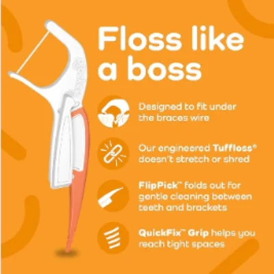 Plackers Manual Floss Picks for Braces